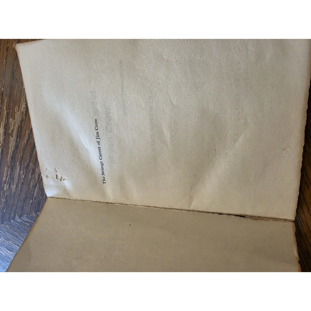 The Strange Career of Jim Crow Paperback 1968 by C Vann Woodward